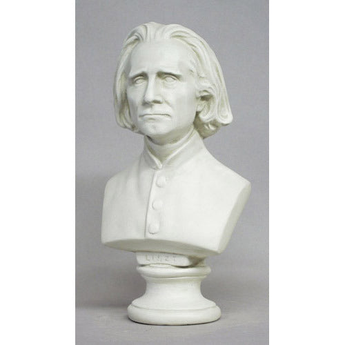 Liszt Bust Display Decor (11-Inch)