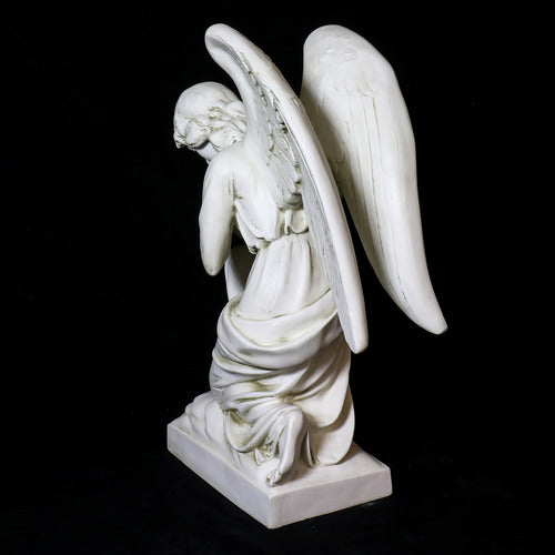 Praying Church Angel Outdoor Statue (28 - Inch) Different Angle