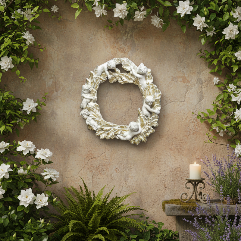 Babies In Leaves (19-Inch)