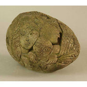Egg Garden Statue (9 - Inch) Side View