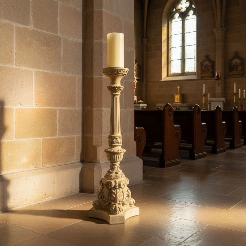 Empire Candleholder Religious Statue (25-Inch)