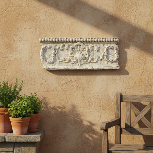 Shell Remnant Plaque Theresa (29.0 - Inch) Side Angle