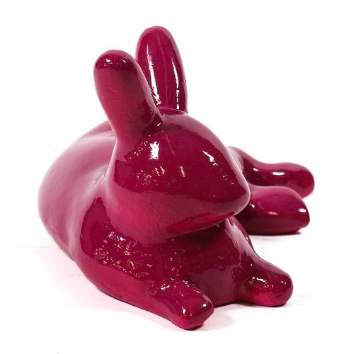 Rabbit Garden Statue (8 - Inch) Other Angle