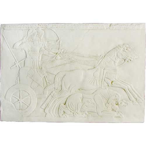 Assyrian Hunting Frieze Outdoor/Indoor Statue