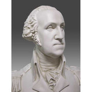 Classical bust of a distinguished man in military attire with ornate epaulettes, inspired by old world European sculpture. Different Angle