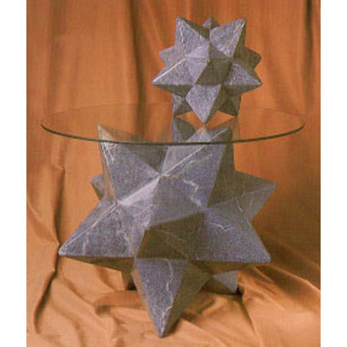 Zinc Star Table Base  18 H Outdoor/Indoor Statue