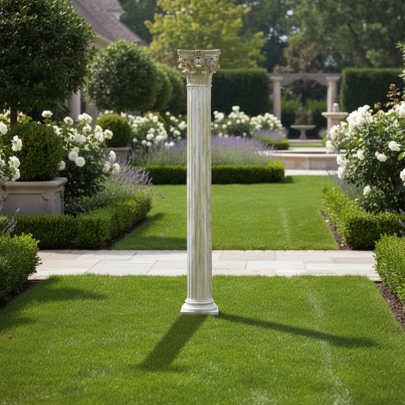 Corinthian Column Outdoor Statue (8-Foot) (96-Inch)