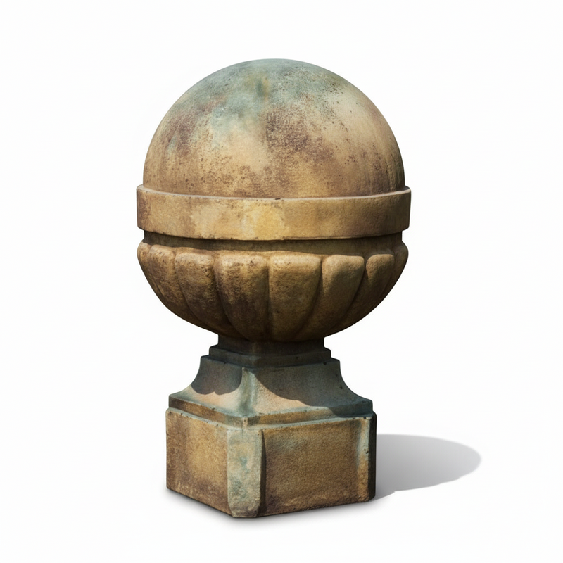 Palla Finial Outdoor Statue (8 - Inch)