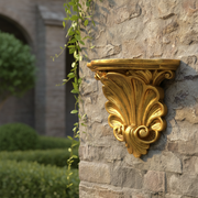Victorian Shell Outdoor Bracket (11 - Inch) Side Angle