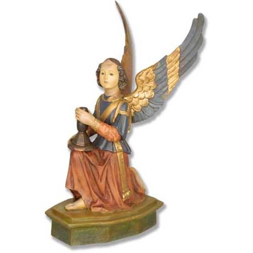 Umbrian Kneeling Angel Right Outdoor/Indoor Statue