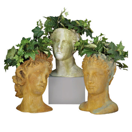 Venus Head Planter 13.5 H Outdoor/Indoor Statue