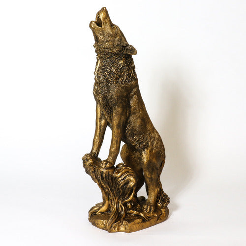 Wolf Howling Outdoor/Indoor Statue