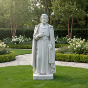Father Marquette Religious Saint Statue (74 - Inch) Side View