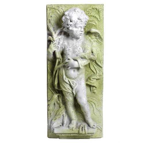 Little Boy Garden Plaque (13.0 - Inch) Different Angle