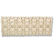 Ornate old world European garden border with classical scrollwork and symmetrical Baroque-inspired decorative patterns.