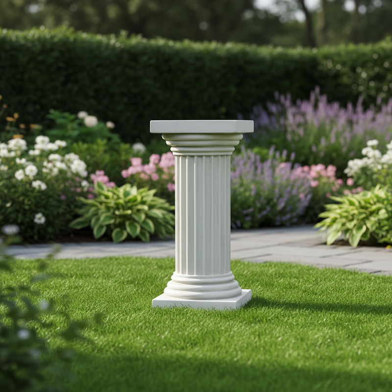 Column Squaretop Outdoor Statue (29-Inch)