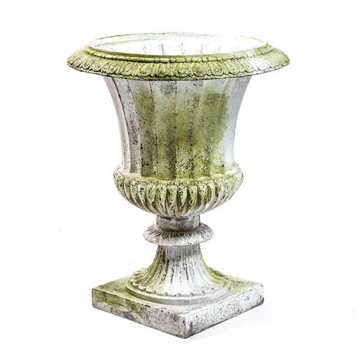 Sm.Fluted Urn 22 H  (R) Outdoor/Indoor Statue
