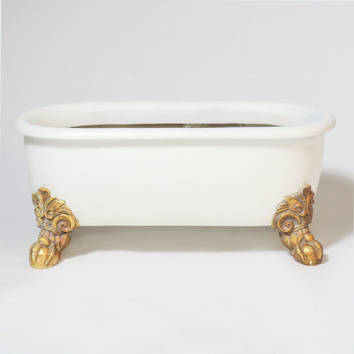 Antique Bathtub Planter Outdoor/Indoor Statue
