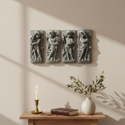 Little Boy Garden Plaque (13.0 - Inch) Side Angle
