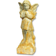 Praying Guardian Angel Outdoor Statue (19 - Inch)