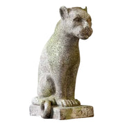 Sitting Panther Garden Statue (22 - Inch)