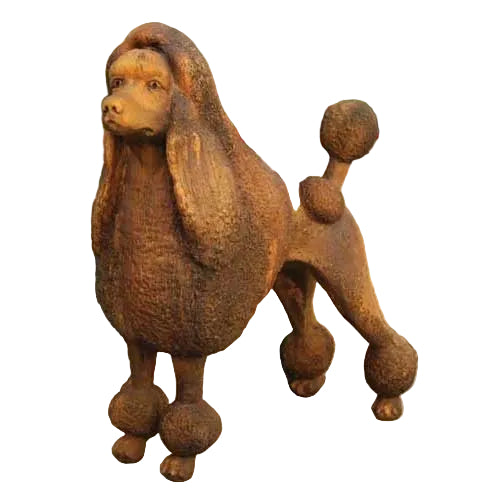 Poodle Dog Garden Statue (20 - Inch)