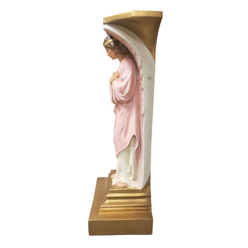 Devotion Angel Cross Ped. 38 Outdoor/Indoor Statue