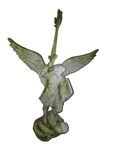 Saint Michael with Sword and Fire Statue (38 - Inch)