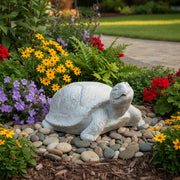 Sand Turtle Garden Statue (10 - Inch) Side Angle