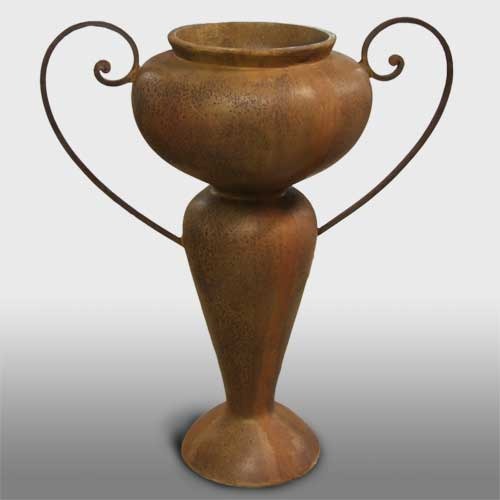 Abraham Urn W/Iron Handle 36 Outdoor/Indoor Statue