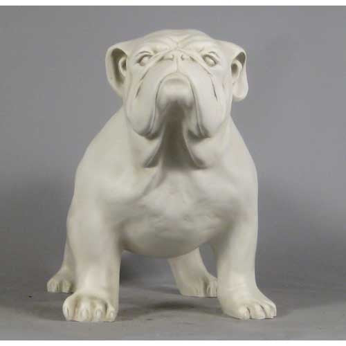 Bulldog Dog Garden Statue (17 - Inch) Different Angle