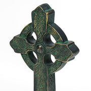 Celtic crosses with ornate, old world European patterns and intricate medieval knotwork in classical standing designs. Different Angle