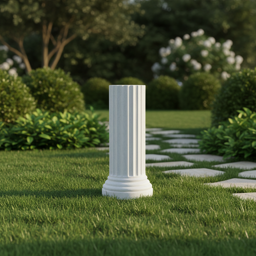 Col Ruin Outdoor Statue (29 - Inch) Side Angle