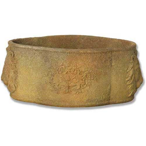 Oval Lion Planter Outdoor/Indoor Statue