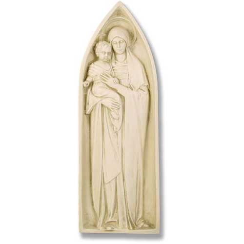 Mother & Child Pointed Arch Outdoor/Indoor Statue