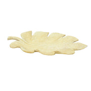 Desert Leaf Plate Statue (3.25 - Inch) Side View