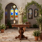 Saint Anthony Religious Statue (25 - Inch) Side Angle