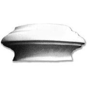 Classical Greek column capital with smooth, rounded contours and subtle, elegant molding in an old world European style.