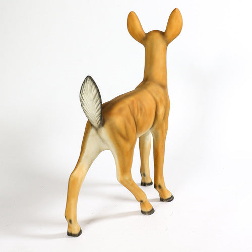 Doe Deer Garden Statue (30 - Inch) Side View