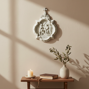 Chapel Wall Plaque Stations of the Cross Number 9 (13.5 - Inch) Side Angle