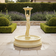 Elegant Woman Form Fountain (72 - Inch) Side Angle