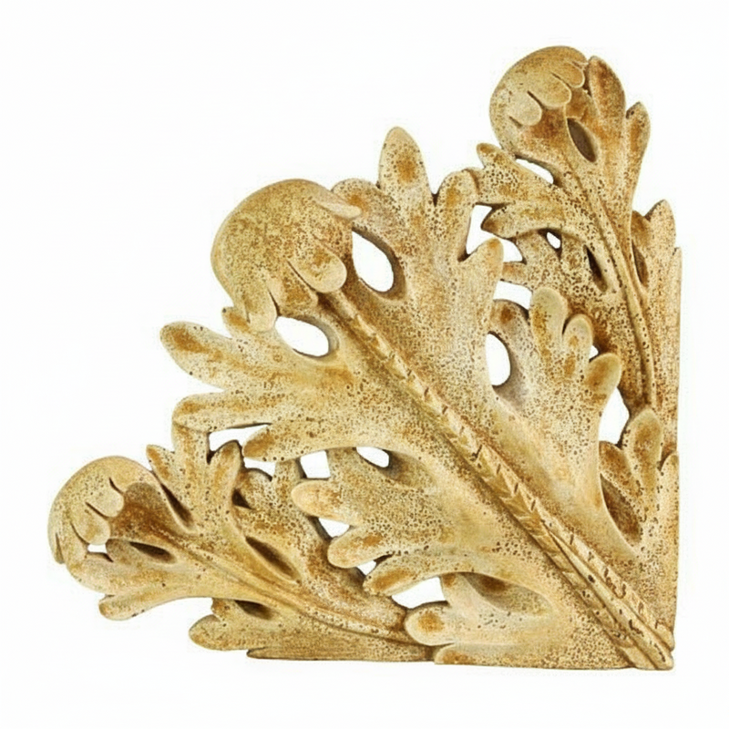 Leaf Accent Corner Outdoor/Indoor Statue