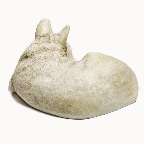 Shepherd Dog Garden Statue (12 - Inch) Side View