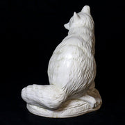 Raccoon Garden Statue (13 - Inch) Side View