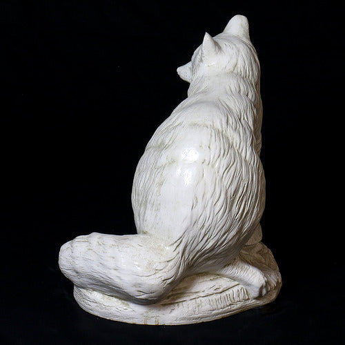 Raccoon Garden Statue (13 - Inch) Side View
