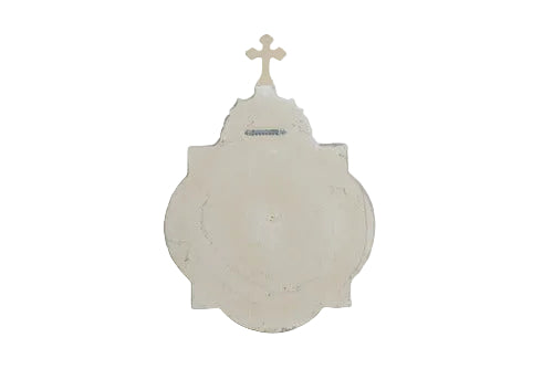 Chapel Wall Plaque Stations of the Cross Number 9 (13.5 - Inch) Side View