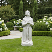 Our Lady of Fatima with Jacinta Statue (38 - Inch) Side Angle