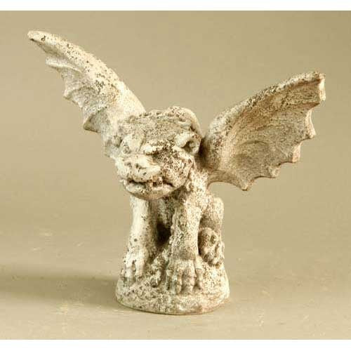 Bulldog Gargoyle Outdoor Gothic Statue (12-Inch)