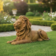 Lion Garden Statue (21 - Inch) Side Angle