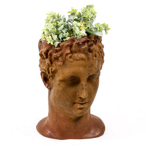 Hermes Head Planter 15 Outdoor/Indoor Statue